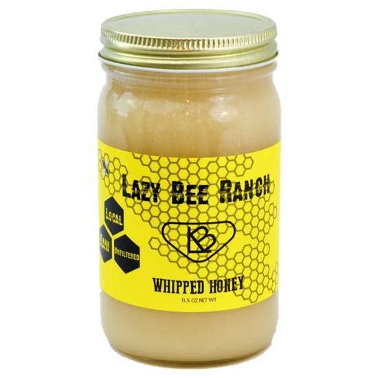 Order Lazy Bee Colorado Raw Whipped Honey 11.5oz food online from Everyday Needs By Gopuff store, Littleton on bringmethat.com
