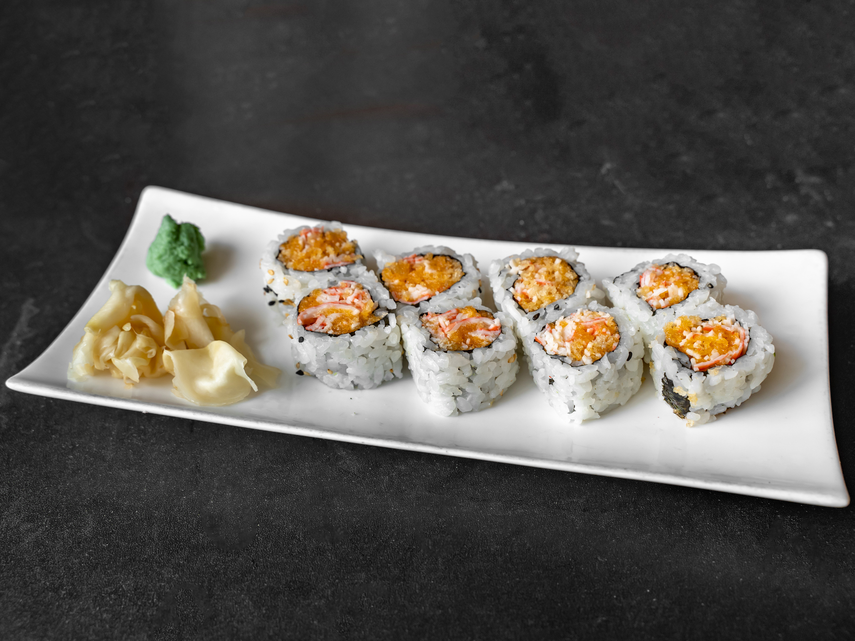 Order 8 Pieces Spicy Crab Roll food online from Terryin store, Philadelphia on bringmethat.com