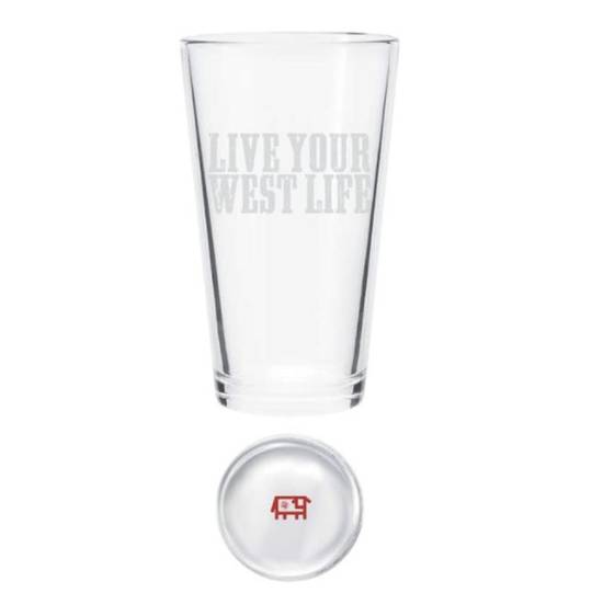 Order Beer Glass 16oz food online from Black Angus Steakhouse store, Whittier on bringmethat.com