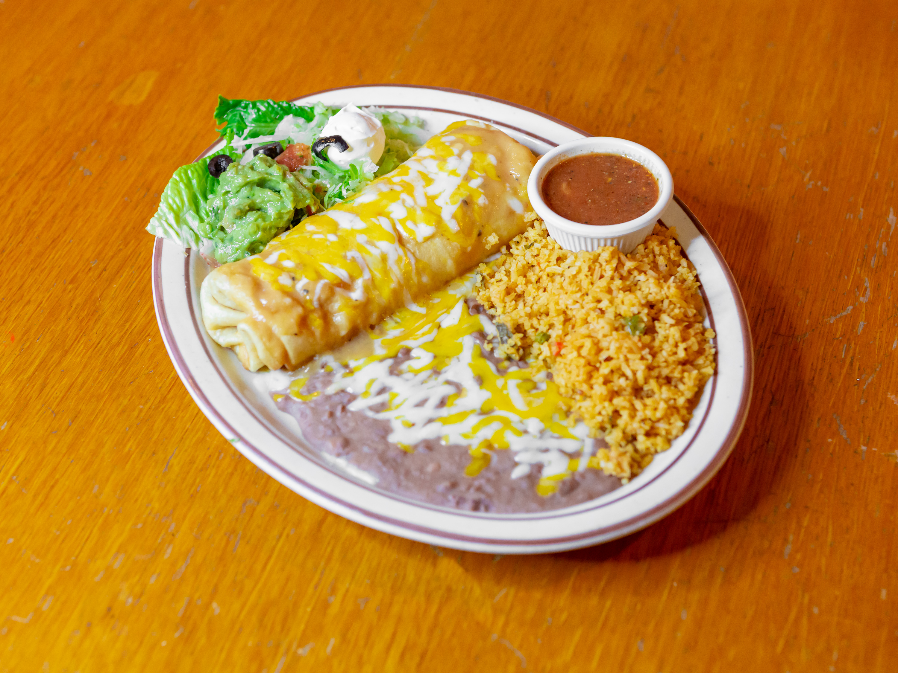Order Chimichangas  food online from Pancho's Villa store, Anchorage on bringmethat.com
