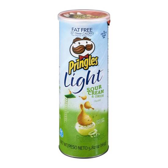 Order Pringles Light Fat Free Sour Cream & Onion food online from Deerings Market store, Traverse City on bringmethat.com