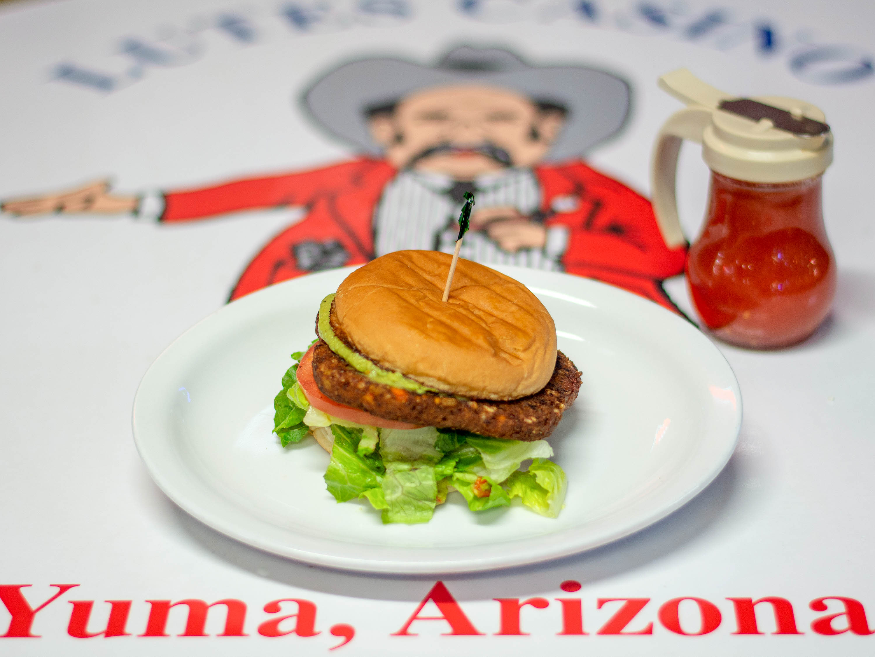 Order Vegetarian Garden Burger food online from Lutes' Casino store, Yuma on bringmethat.com