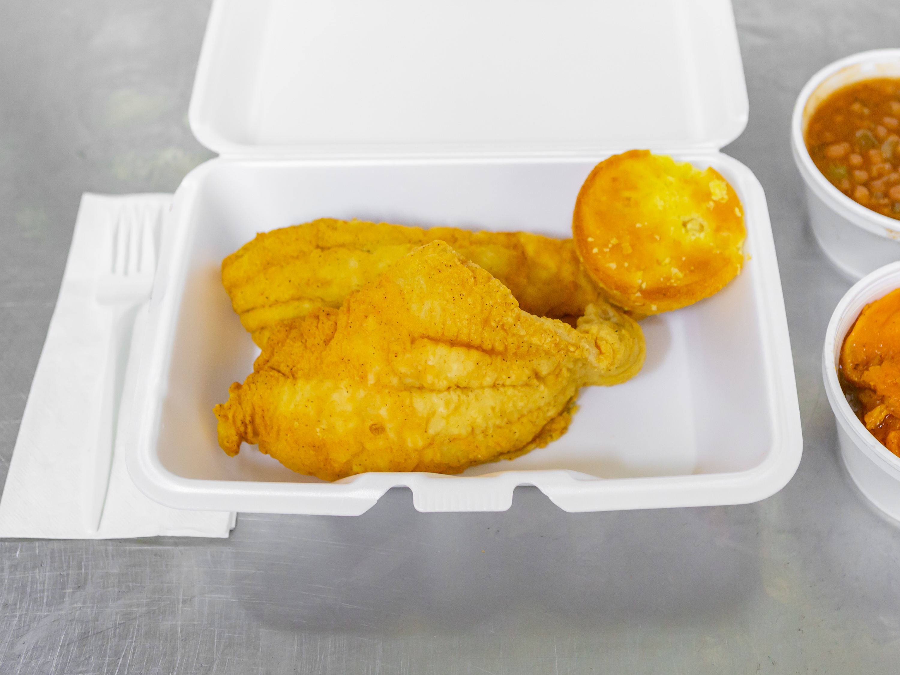 Order Catfish  Dinner food online from Uptown Bbq store, Detroit on bringmethat.com