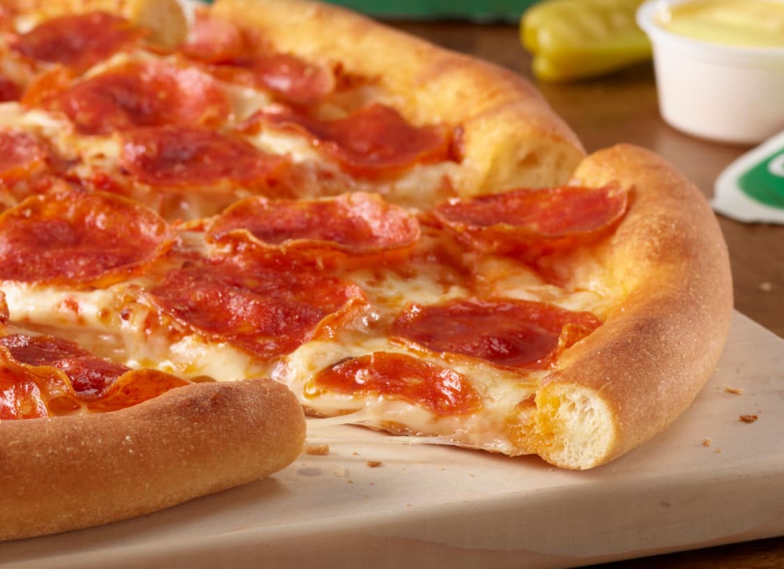 Order Pepperoni Pizza food online from Papa Johns Pizza store, Canton on bringmethat.com