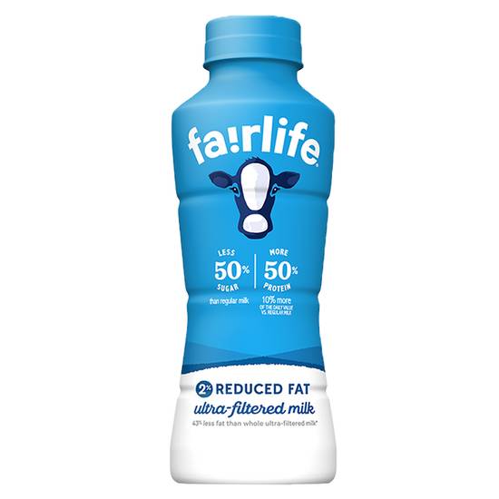 Order Fairlife 2% Reduced Fat Ultra-filtered Milk 14oz food online from Casey store, Covington on bringmethat.com
