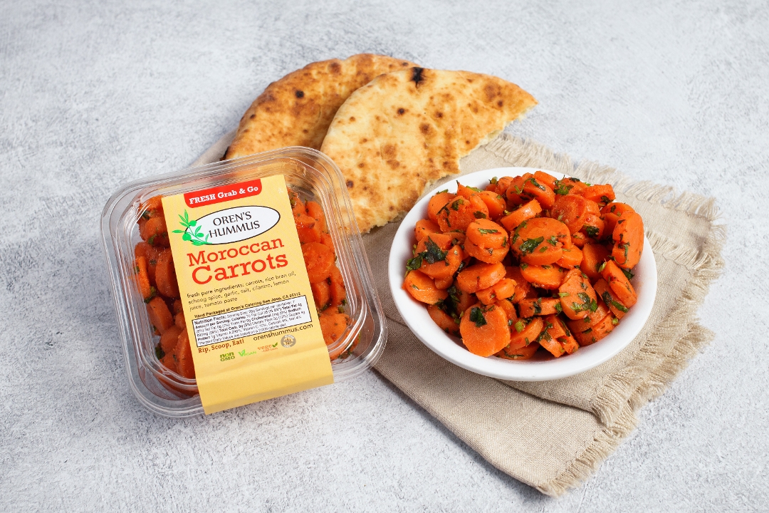 Order Moroccan Carrots | 8oz food online from Oren Hummus store, Cupertino on bringmethat.com