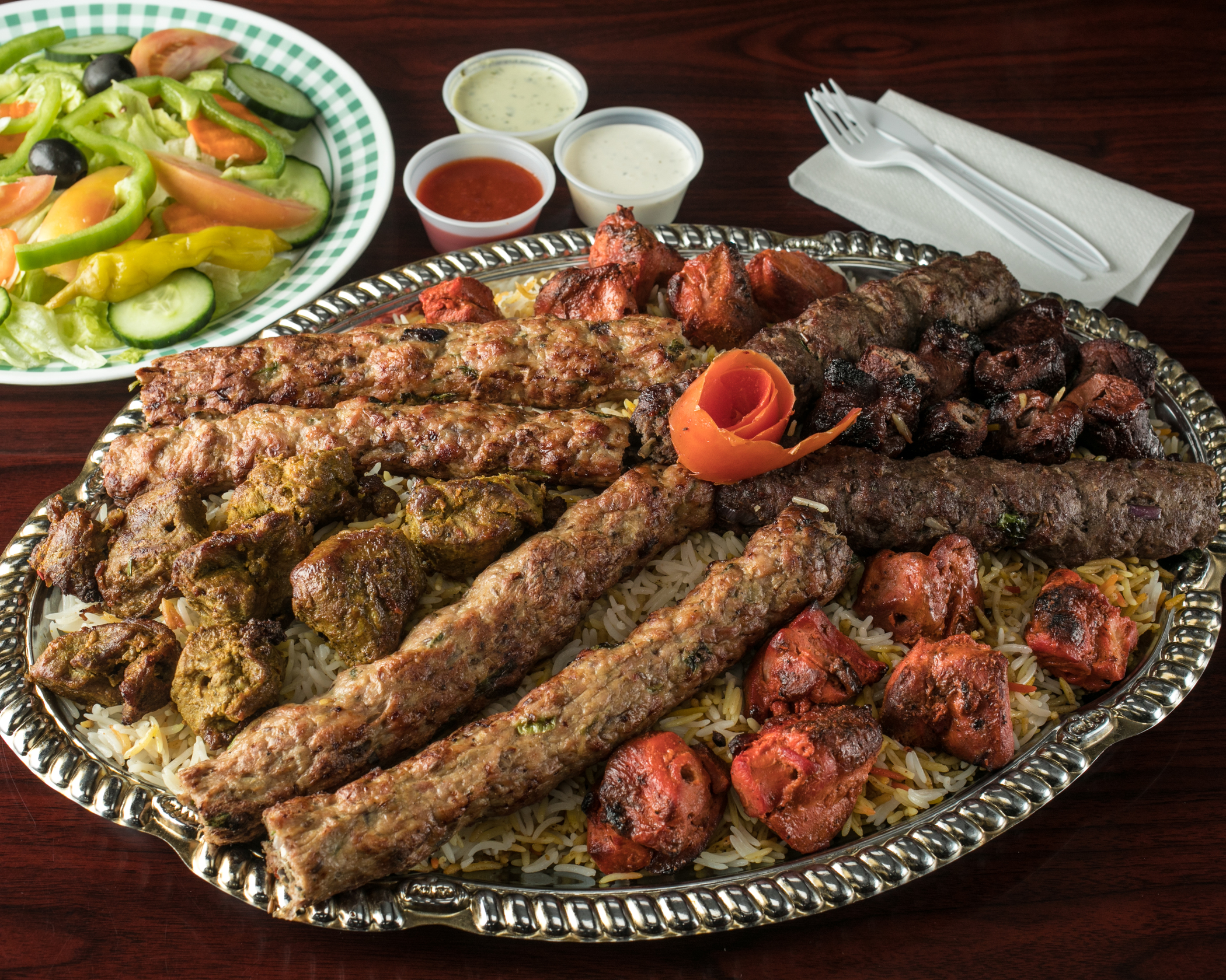 Order 49. Special 12 Skewers Platter food online from Peshawri Kebab store, Waltham on bringmethat.com