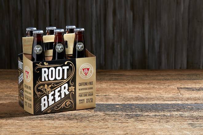 Order BJ's Root Beer- 6 Pack food online from Bj Restaurant & Brewhouse store, City of Industry on bringmethat.com
