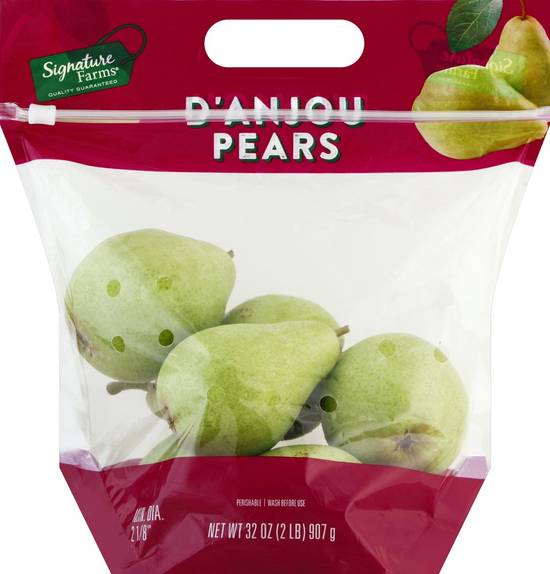 Order Signature Farms · D'anjou Pears (32 oz) food online from Safeway store, Reston on bringmethat.com