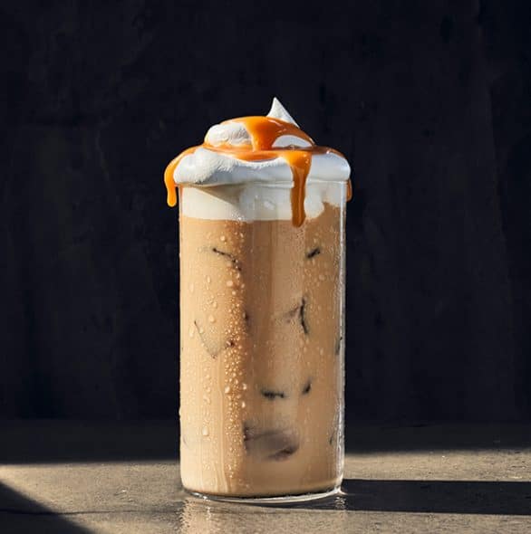 Order Iced Caramel Latte food online from Panera store, Fayetteville on bringmethat.com