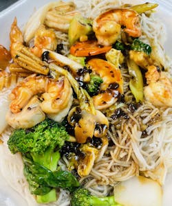 Order 91. Shrimp with Black Bean Sauce food online from Lido Restaurant store, Oklahoma City on bringmethat.com