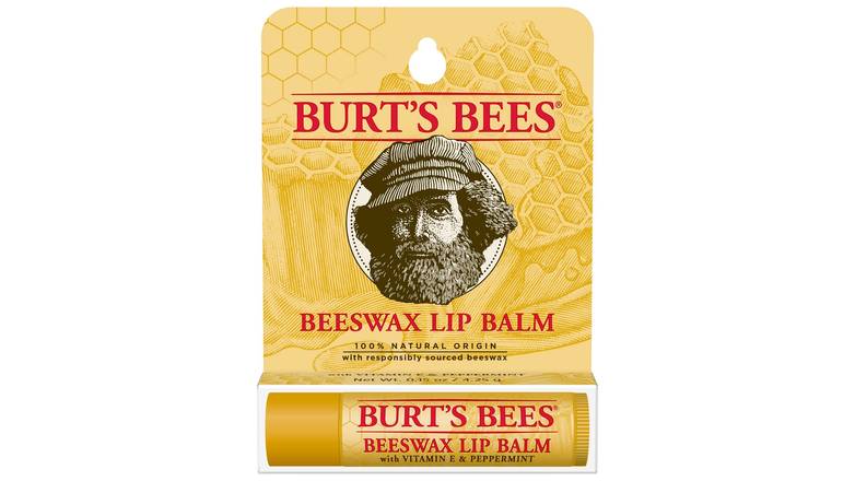 Order Burt'S Bees Beeswax Vitamin E And Peppermint Lip Balm food online from Trumbull Mobil store, Trumbull on bringmethat.com