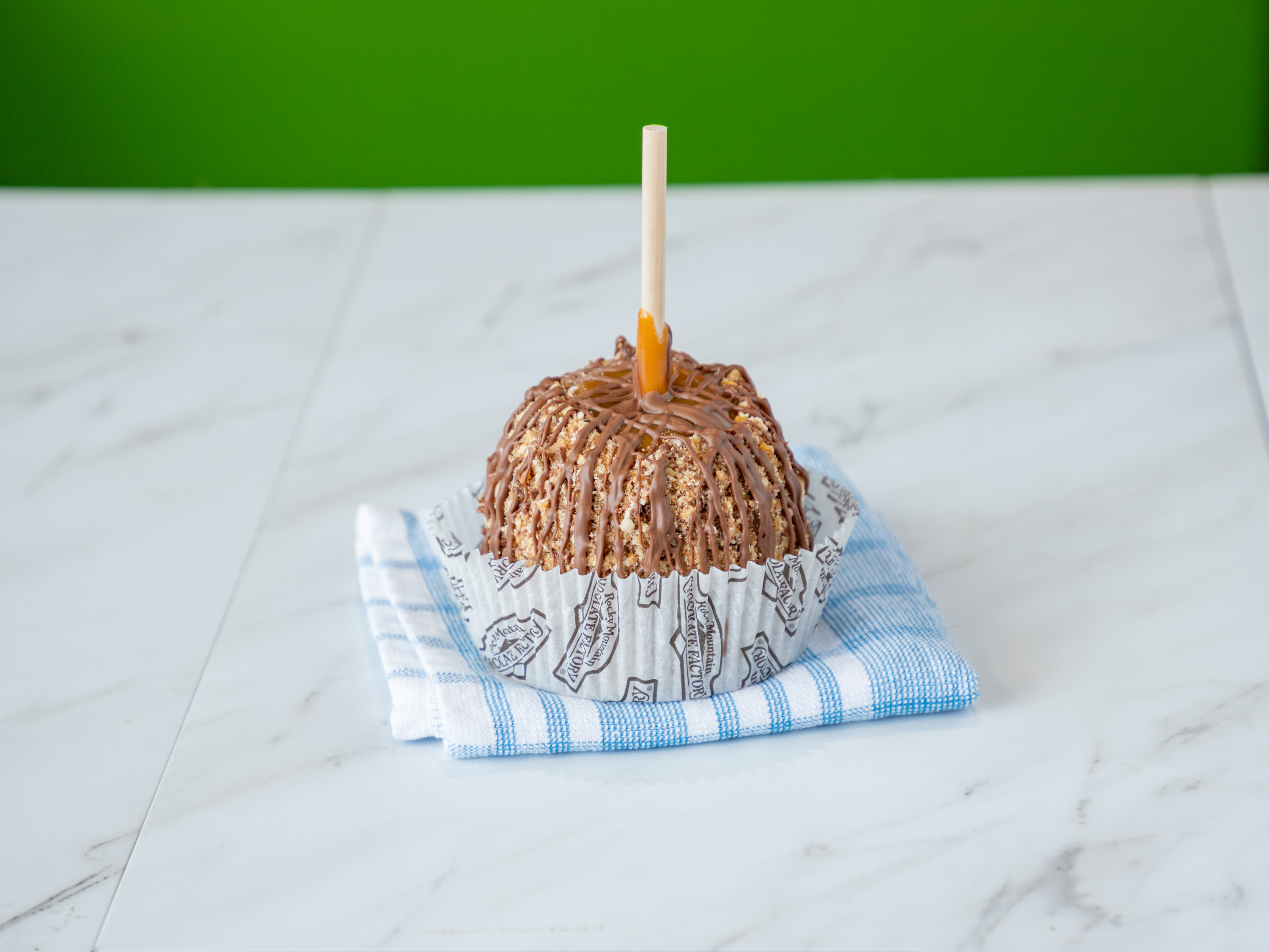 Order German Chocolate Apple food online from U-Swirl And Rocky Mountain Chocolate Factory store, Draper on bringmethat.com