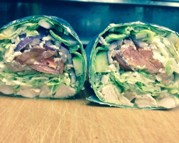 Order Chicken Breast Wrap food online from Sandwich Stop store, San Diego on bringmethat.com