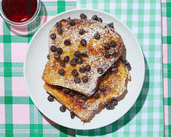 Order Le Chocolate Chip French Toast food online from Excuse My French Toast store, Santa Clara on bringmethat.com