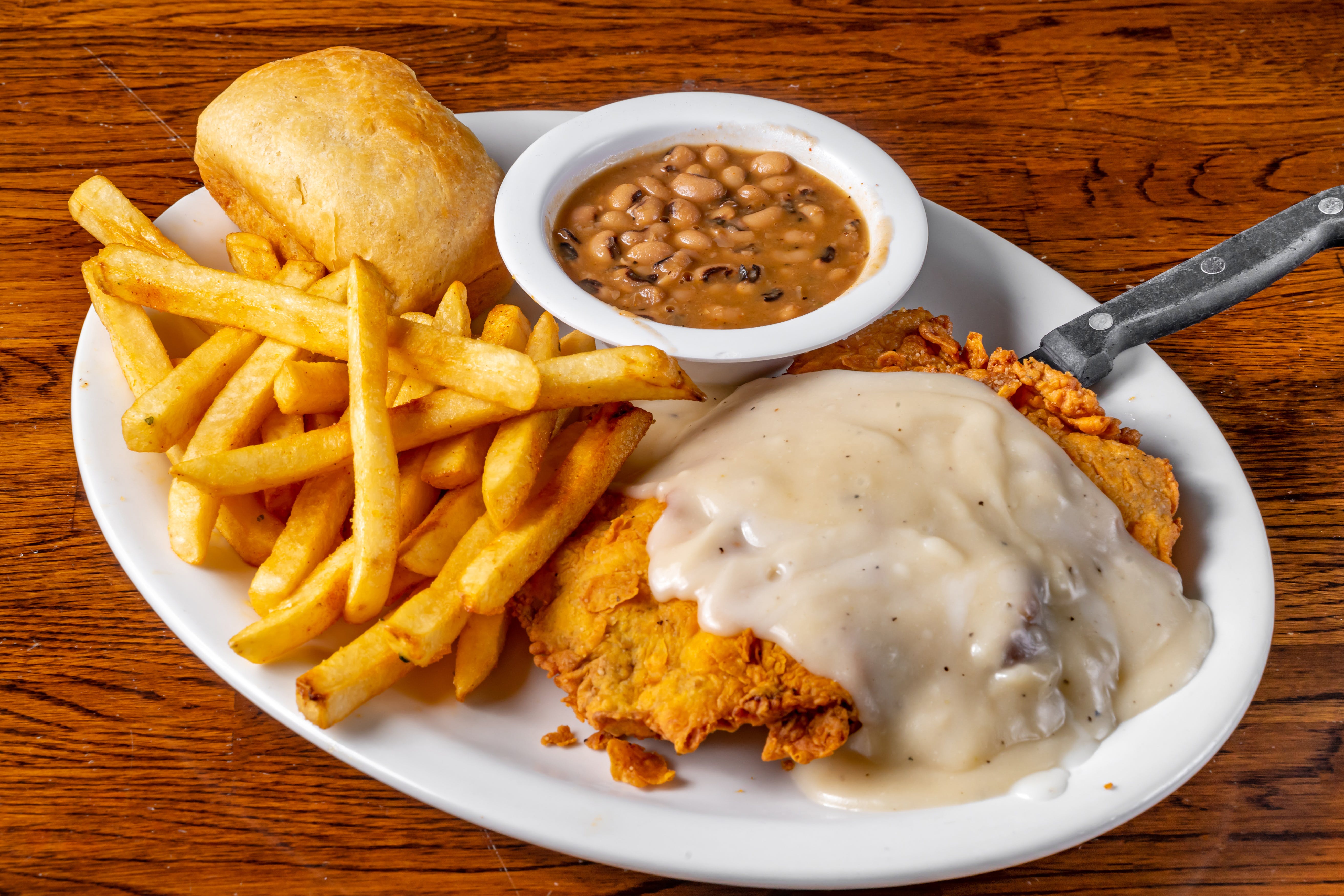 Order Texas Chicken Fried Steak - 6 oz. food online from Southern Recipes Grill store, Arlington on bringmethat.com