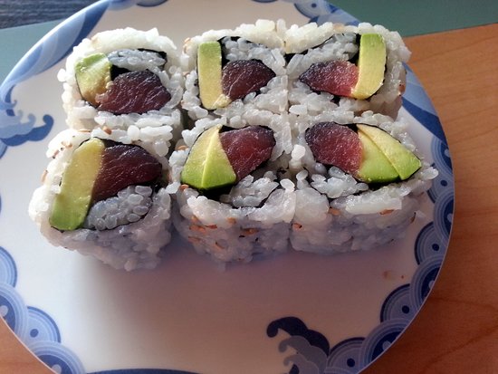 Order Tuna Avocado Roll food online from Yan Asian Restaurant store, Rutherford on bringmethat.com