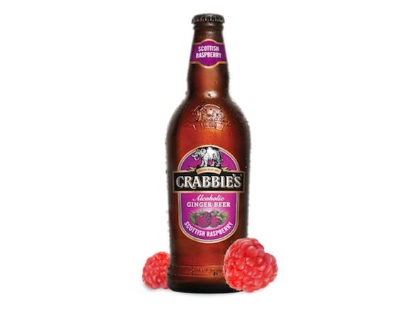 Order Crabbie's Scottish Raspberry Alcoholic Ginger Beer - 4x 12oz Bottles food online from Liquor Cabinet store, Houston on bringmethat.com