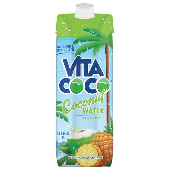 Order Vita Coco Pineapple Coconut Water (1 L) food online from Rite Aid store, FLINT on bringmethat.com