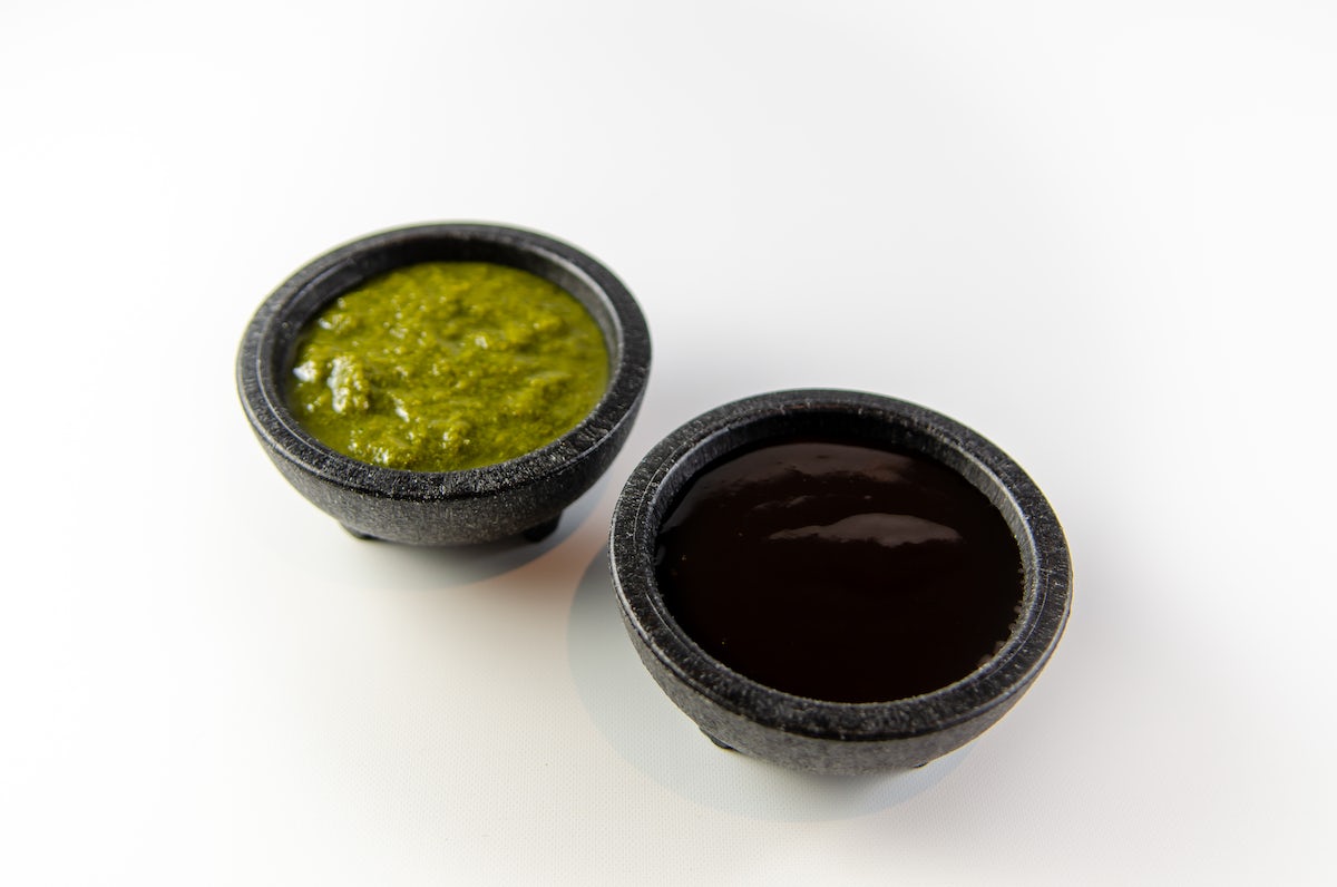 Order Cilantro & Tamarind Chutney food online from Curry Up Now store, San Jose on bringmethat.com