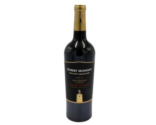 Order Robert Mondavi Private Selection, Cabernet Sauvignon Aged in Bourbon Barrels Monterey County · 750 mL  food online from House Of Wine store, New Rochelle on bringmethat.com