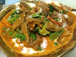 Order H3. Duck Choo Chee food online from Bua Thai Restaurant store, Old Orchard Beach on bringmethat.com