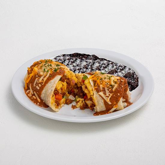Order SMOTHERED CHORIZO BURRITO food online from Norms store, Los Angeles on bringmethat.com