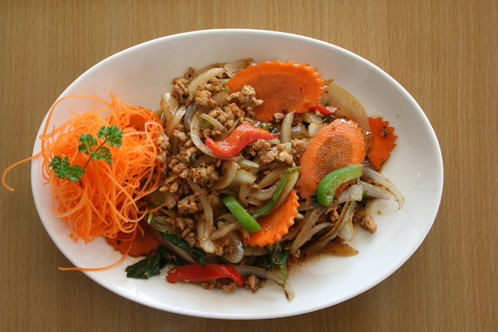 Order Basil Leaves Dish food online from Thai Inbox  store, Glenview on bringmethat.com
