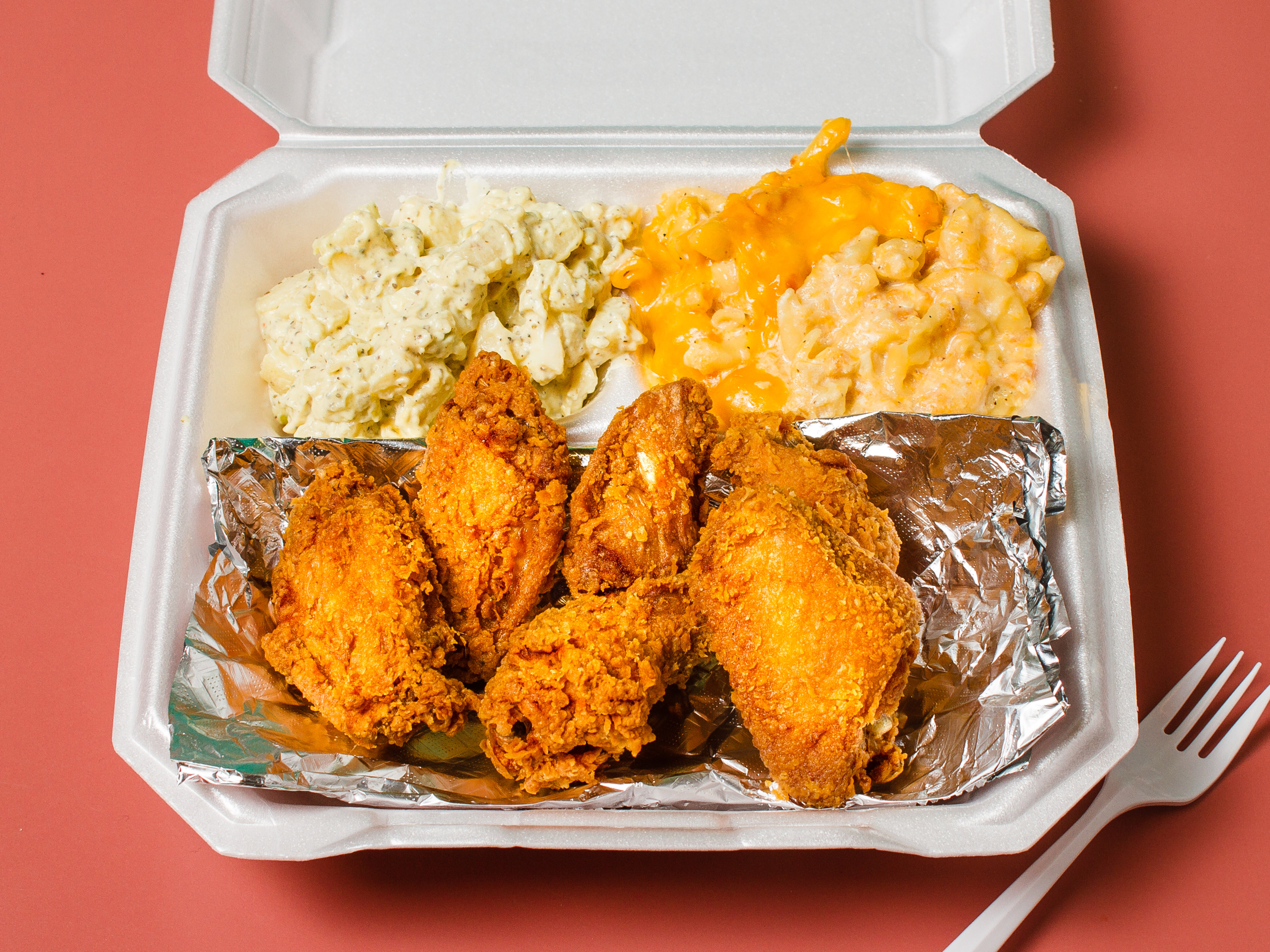 Order Wing Dinner food online from Lil Momma Soul Kitchen store, Norfolk on bringmethat.com