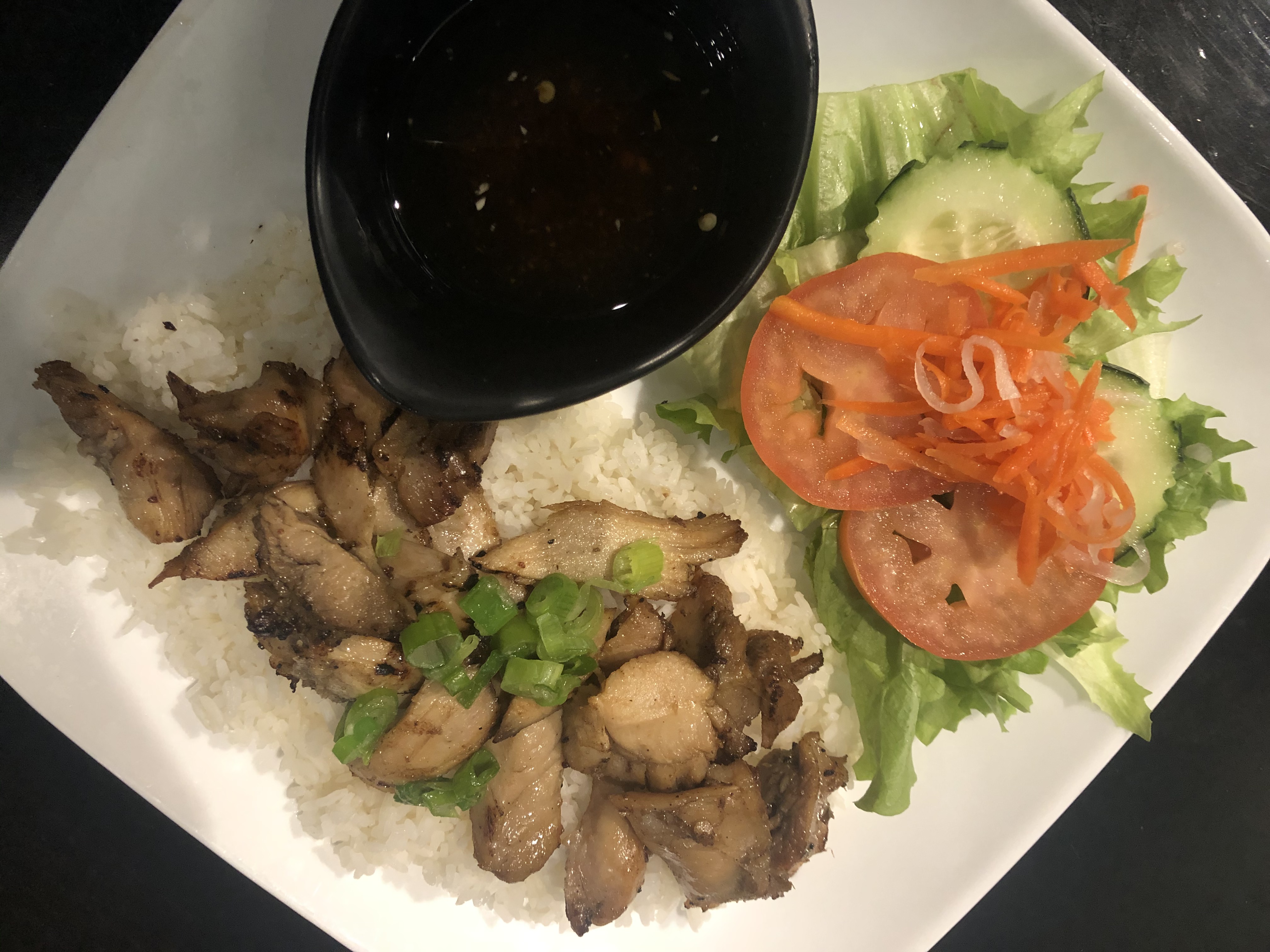 Order R5. White Rice CharBroiled Chicken food online from Pho Amour store, Fontana on bringmethat.com