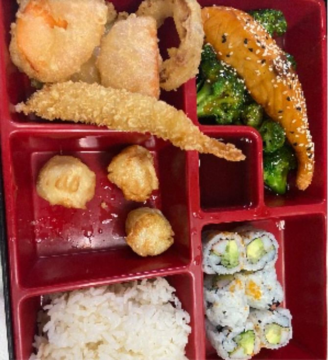 Order Bento Box E food online from Wave Sushi store, Magnolia on bringmethat.com