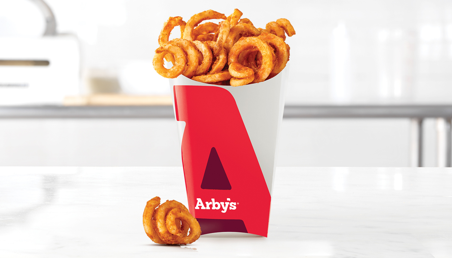 Order Curly Fries (Large) food online from Arby store, Akron on bringmethat.com