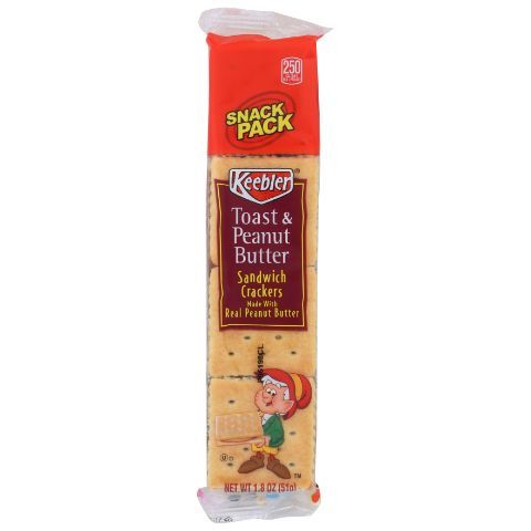 Order Keebler Toast & Peanut Butter Sandwich Cracker 1.8oz food online from Speedway store, Centerville on bringmethat.com