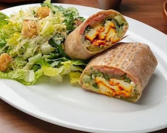 Order Chicken Koobideh Super Wrap food online from George's Greek Grill-Fig at 7th store, Los Angeles on bringmethat.com