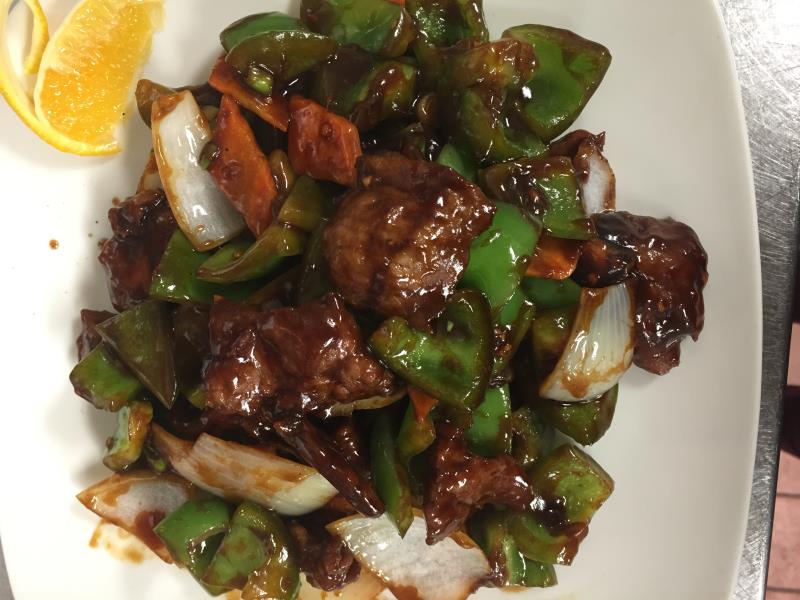 Order 51. Pepper Steak with Onion food online from Century Buffet store, Danbury on bringmethat.com