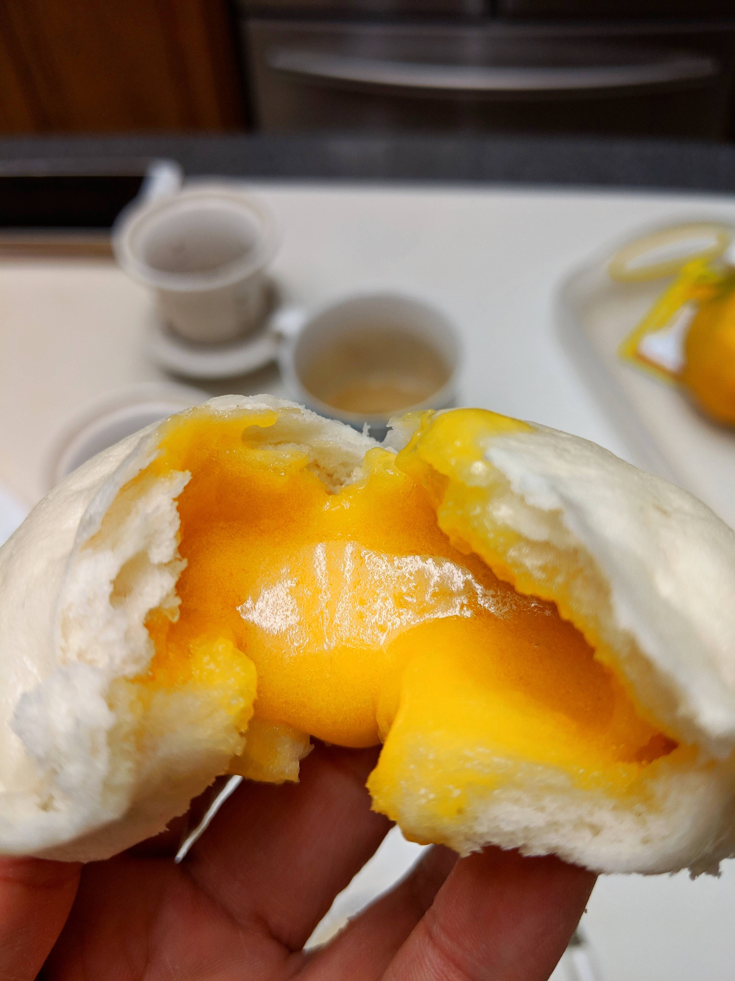 Order Salted Egg Custard Buns food online from Gudong Hot Pot Delivery store, Ferguson on bringmethat.com