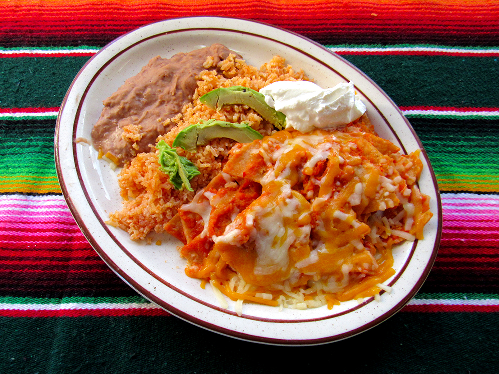 Order Chilaquiles and Eggs food online from Salsa Taco House store, San Bernardino on bringmethat.com
