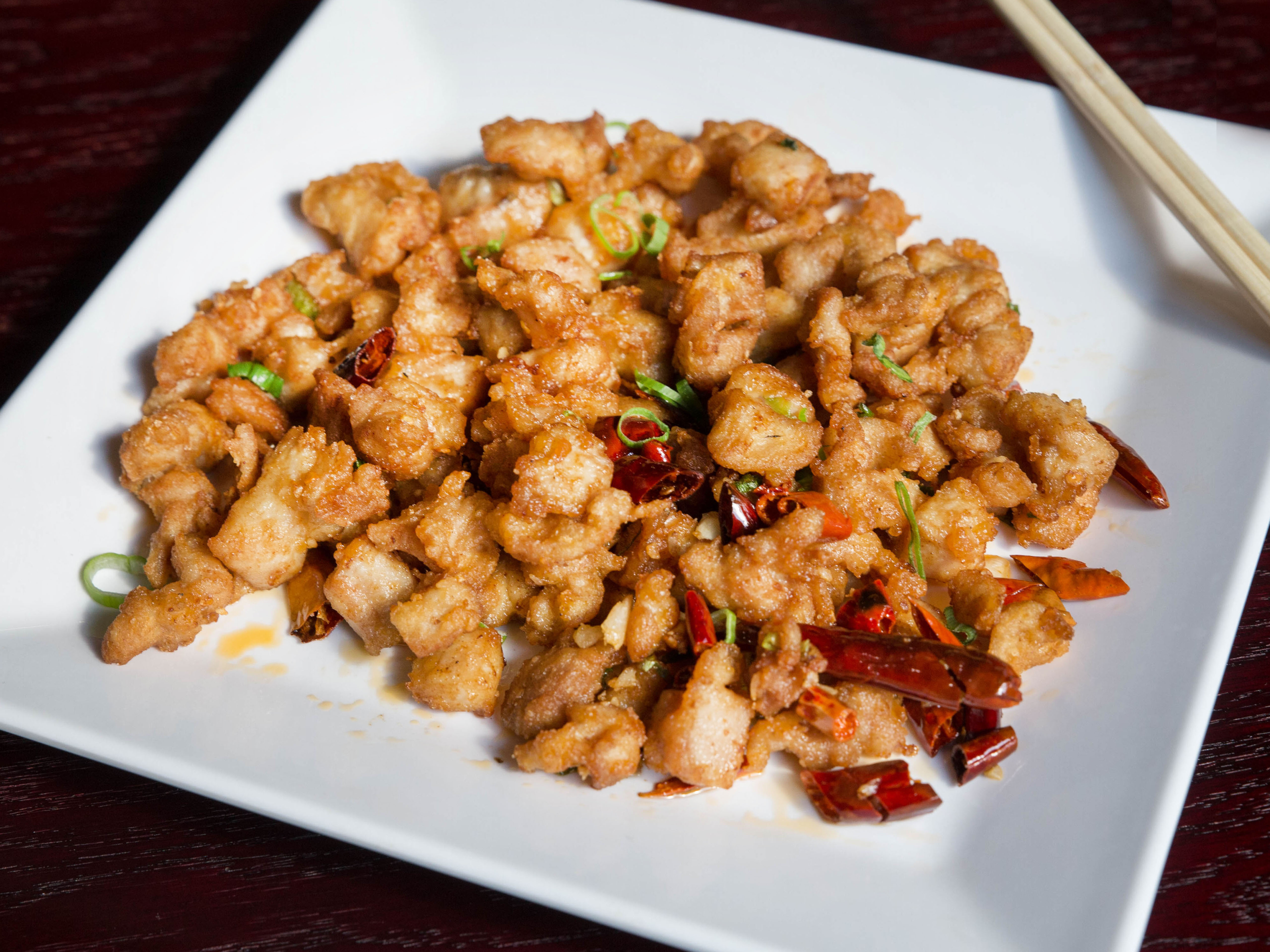 Order  Deep Fried Diced Chicken with Red Chili food online from Northern Taste store, Chicago on bringmethat.com