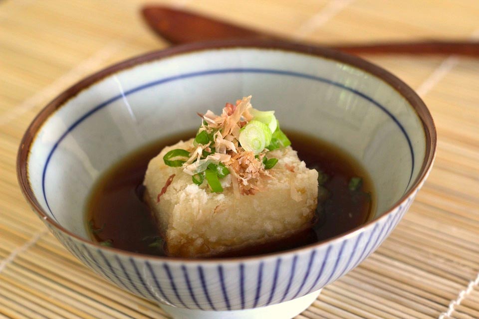 Order Agedashi Tofu food online from Otay Sushi And Crab store, Chula Vista on bringmethat.com