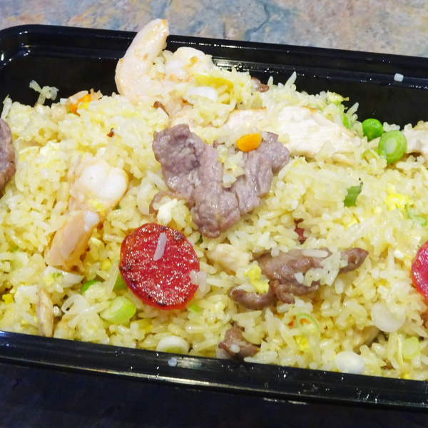 Order F10. House Fried Rice food online from Z's Kitchen store, Orange on bringmethat.com
