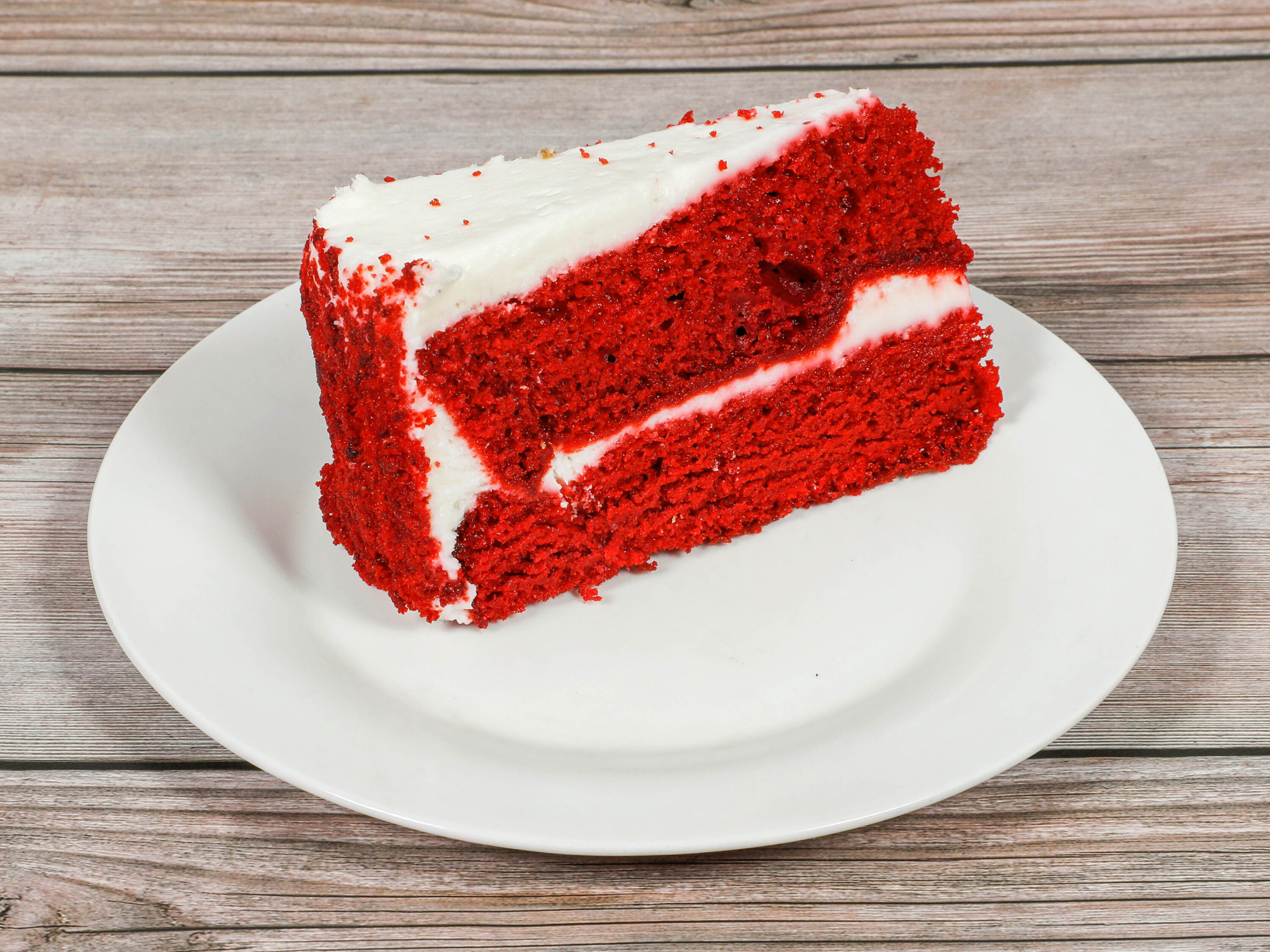 Order Red Velvet Cake food online from Tastee Grill store, San Mateo on bringmethat.com