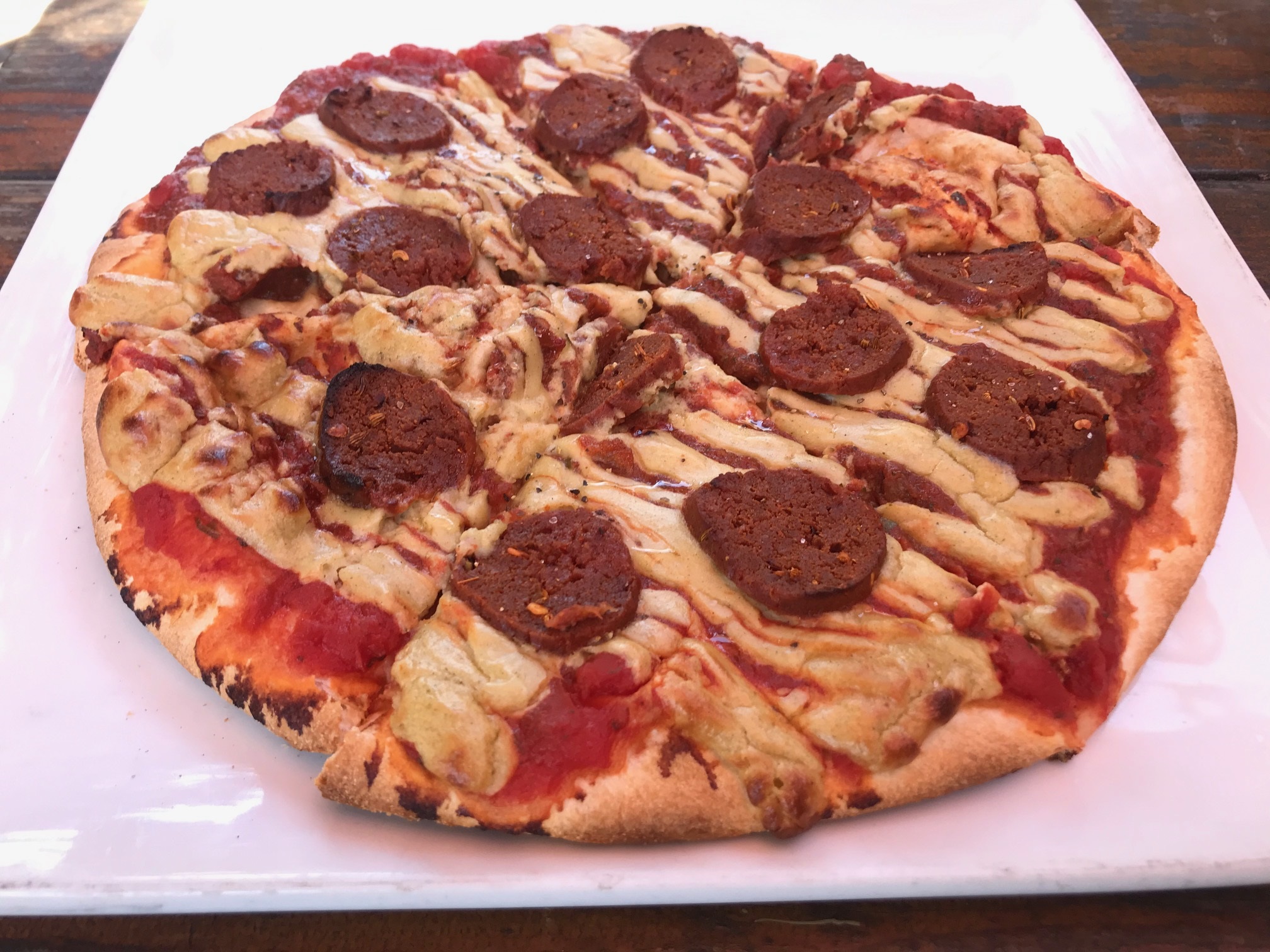 Order PEPPERONI PIZZA  food online from SunCafe store, Studio City on bringmethat.com