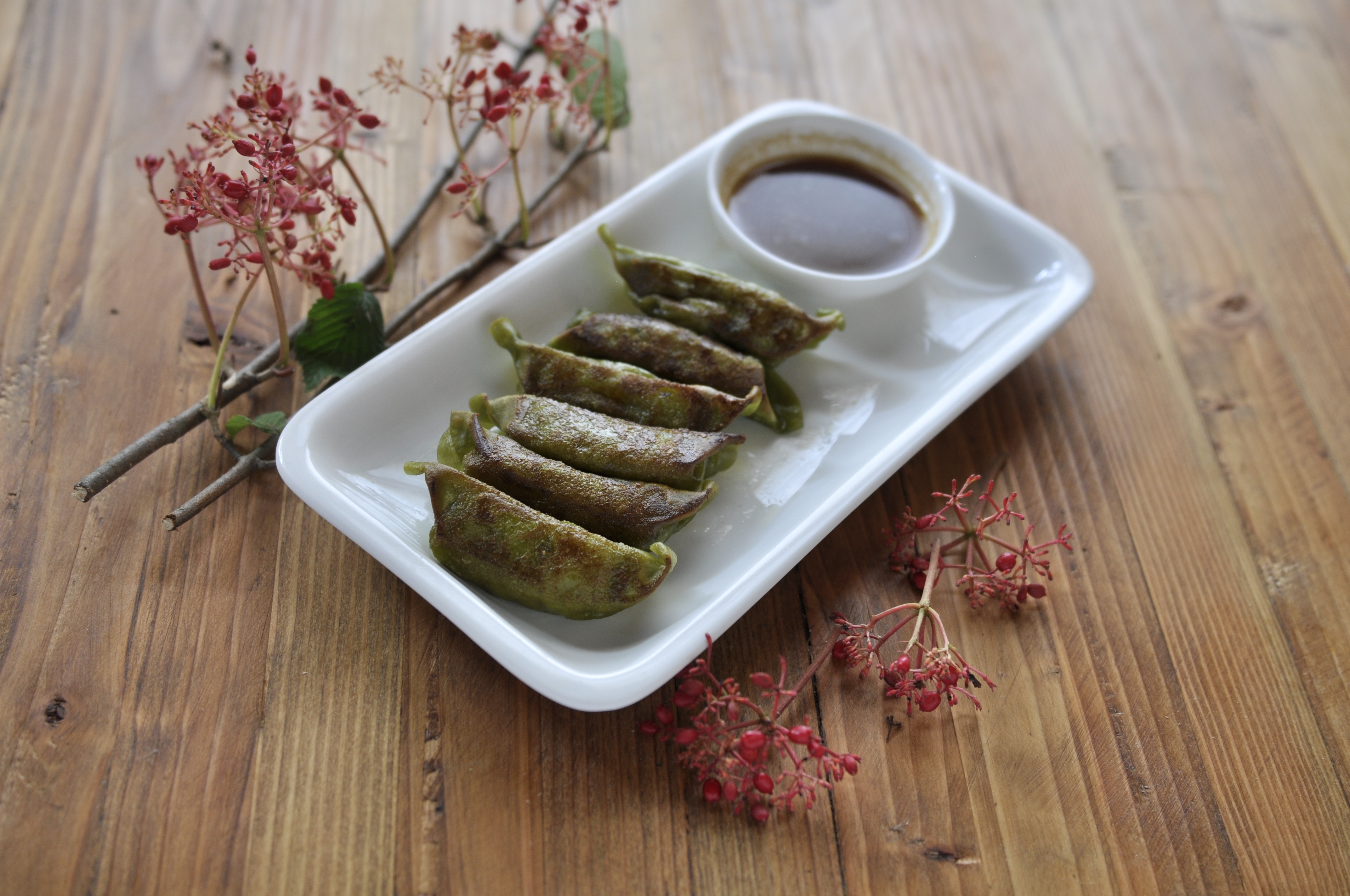 Order Vegetable Gyoza food online from Dashi Noodle House store, Ridgewood on bringmethat.com