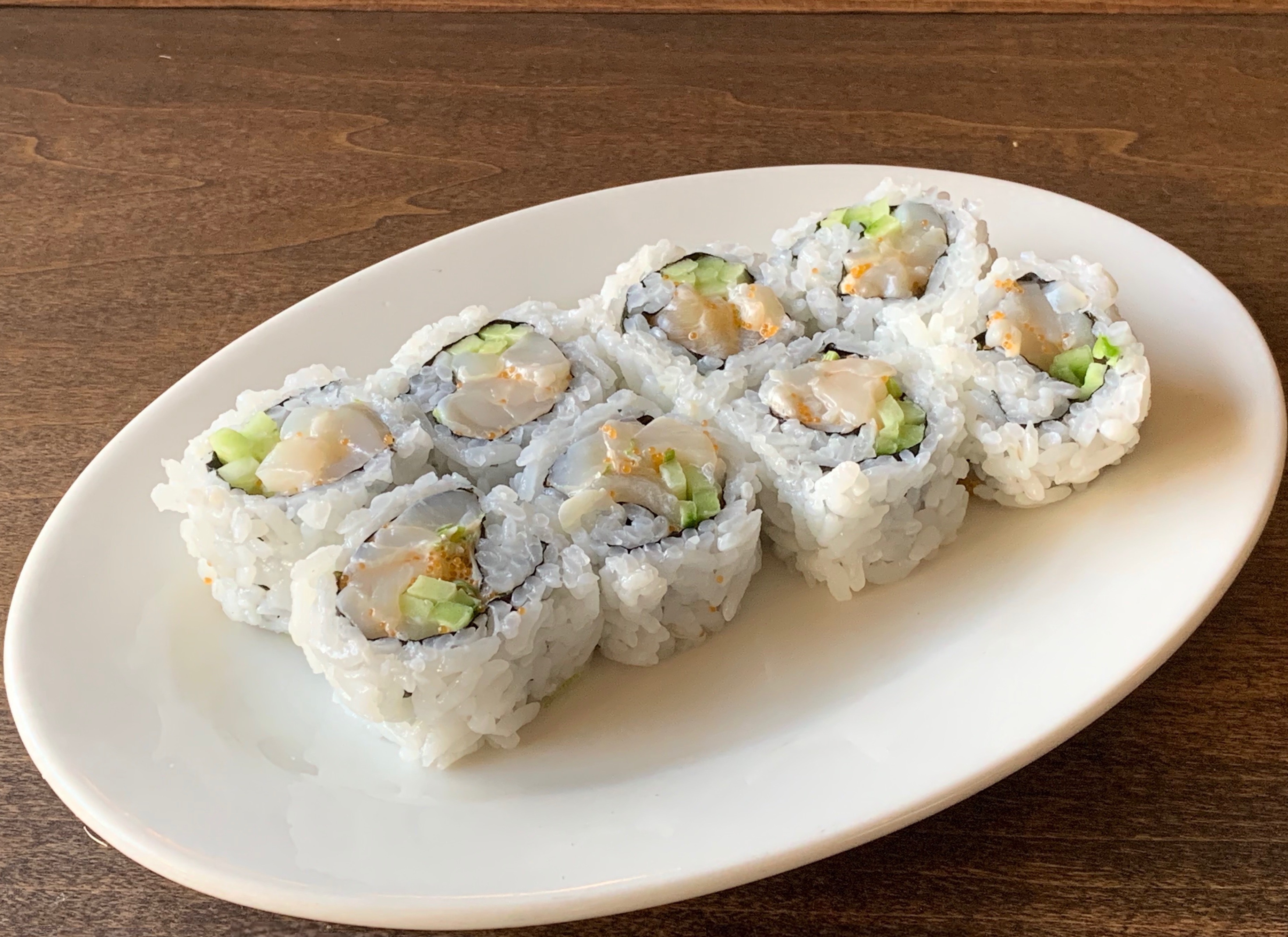 Order Scallop Roll - Cut food online from Minato Sushi store, Lake Forest on bringmethat.com