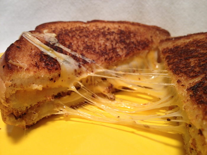 Order Lisa Simpson - Stacked Grilled Cheese food online from Mr. Zub Deli store, Akron on bringmethat.com