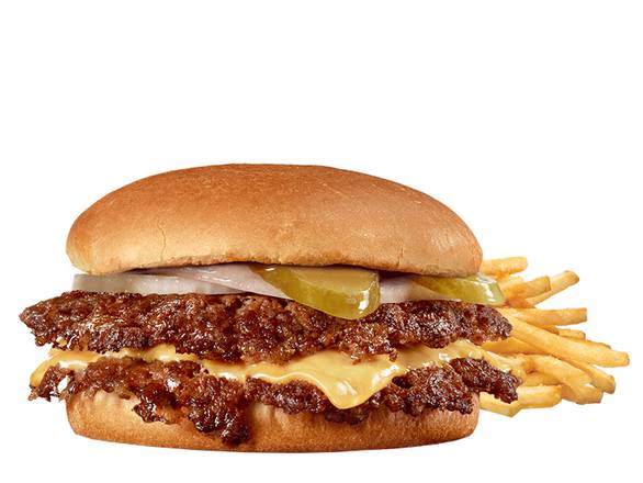 Order Original Double 'n Cheese Steakburger 'n Fries food online from Steak 'n Shake store, Springfield on bringmethat.com