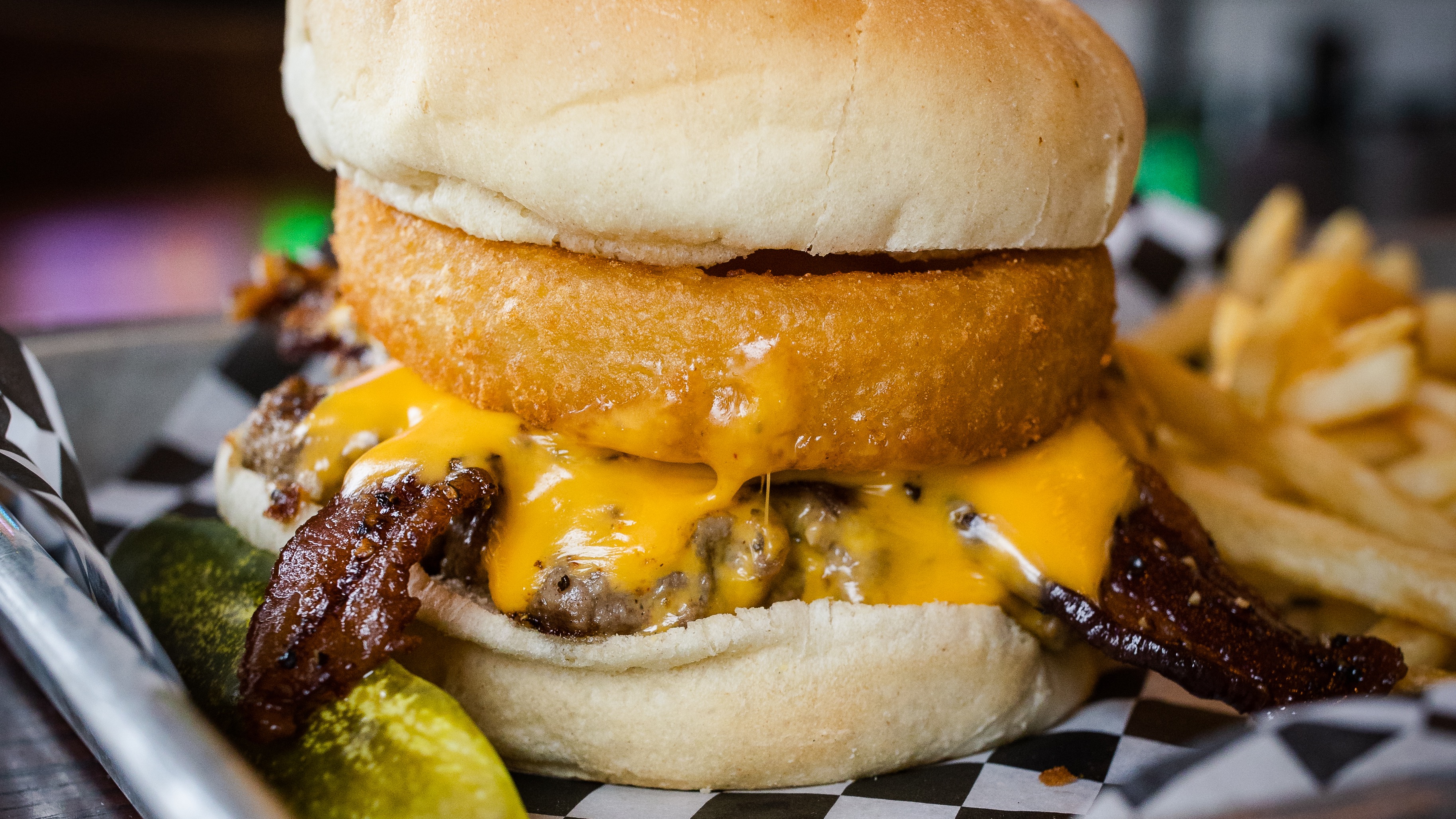 Order Wild Hog Burger food online from Sickies Garage Burgers store, Sioux Falls on bringmethat.com
