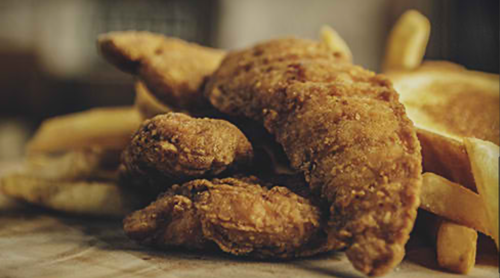 Order Chicken Strip Dinner (3 Pieces) food online from Dixie Chicken store, College Station on bringmethat.com