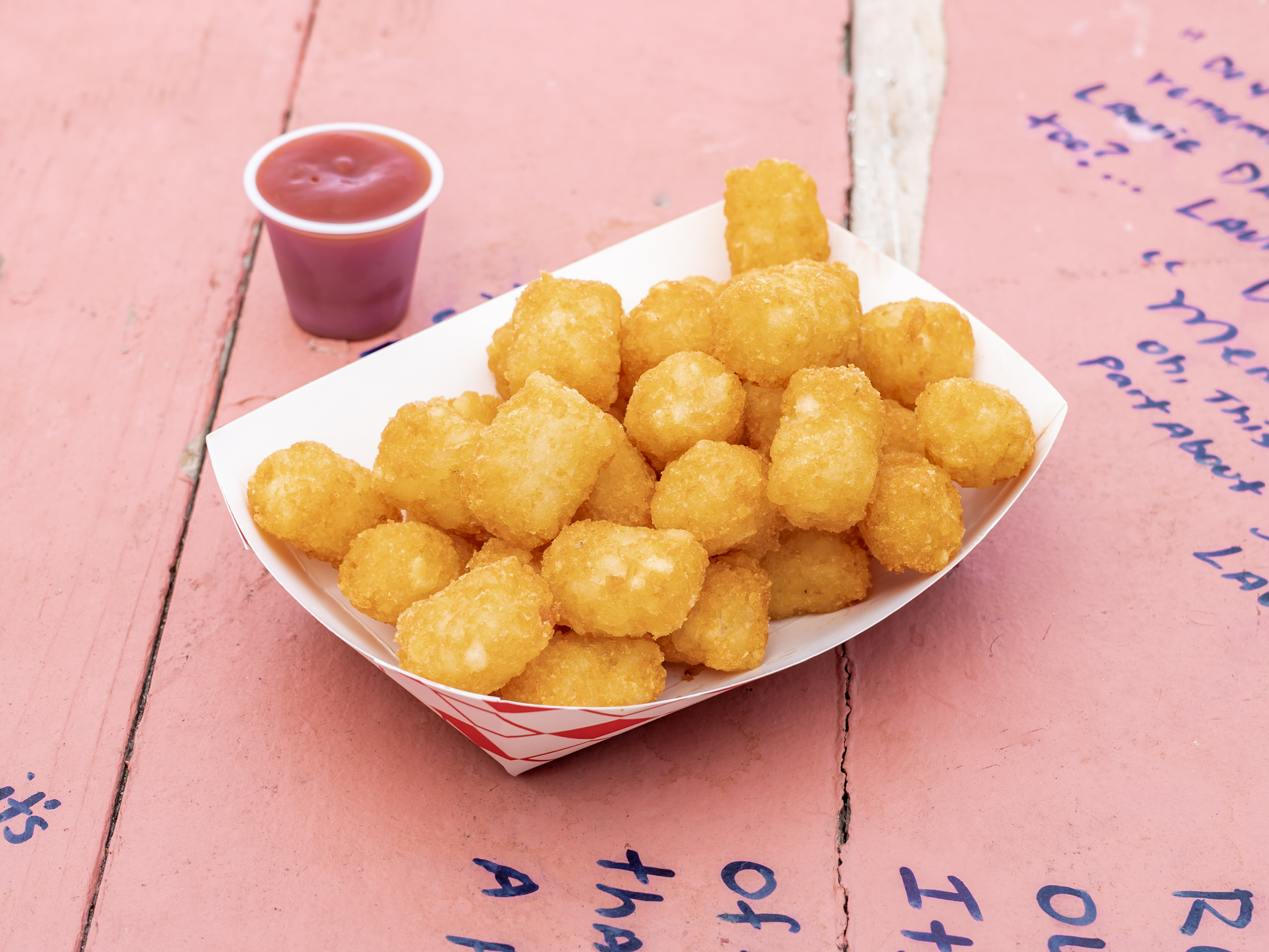 Order Tater Tots food online from Mission Burger store, San Diego on bringmethat.com