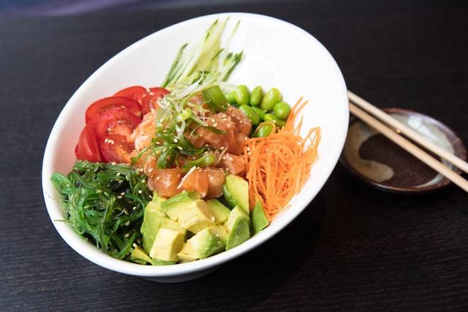 Order Salmon Poke Bowl food online from Haru store, Short Hills on bringmethat.com